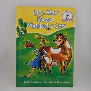 Random House Beginner Books Mrs. Wow‎ Never Wanted a Cow Hardcover Pre-Owned